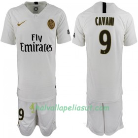 Jalkapallo Pelipaidat Paris Saint Germain Cavani 9 Lasten Vieraspaita 2018-2019 Lyhythihainen